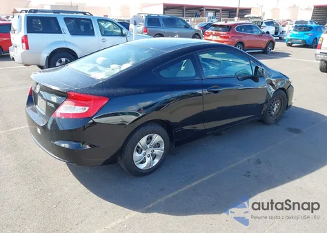 2013 Honda Civic Lx из США, поврежденный, VIN 2HGFG3B53DH527386